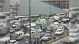 Bakıda dəhşətli tıxac var 