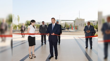 Prezidentin Şirvan səfərindən FOTOLAR