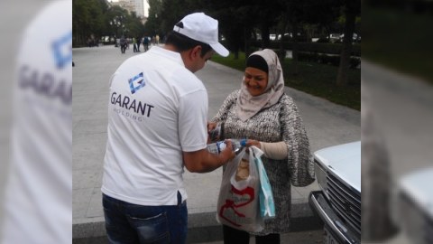 "Garant" Holding iftar aksiyasına start verib