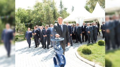 Prezident İlham Əliyev Kürdəmirə gedib - Yenilənib