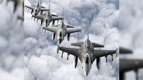 Türkiyə qırıcı təyyarələrini Suriya sərhədinə göndərdi