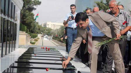 Veteranlar İbad Hüseynova Milli Qəhrəman adı verilməsini istədilər- FOTOLAR