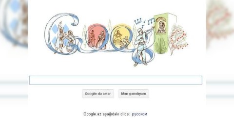 Google.com Azərbaycan Musiqi gününü reklam loqosu ilə təbrik etdi - FOTO