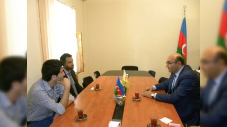 Prezidentliyə namizəd Britaniya səfirini qəbul etdi - FOTO