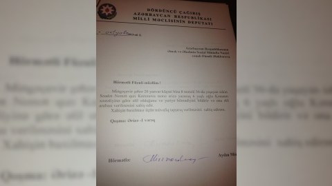 YAP-çı deputat nazirdən kömək istədi