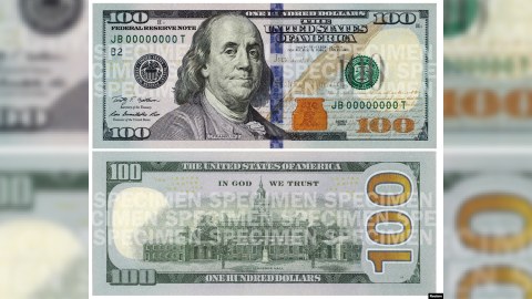ABŞ dövriyyəyə yeni 100 dollarlıq əsginas buraxır