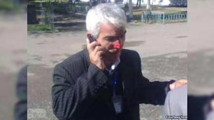 Beyləqanda müşahidəçi döyüldü - FOTO