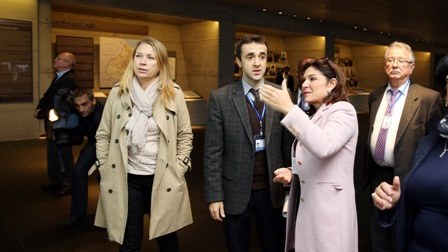 Fransa Senatının üzvləri Quba Soyqırımı Memorial Kompleksini ziyarət etdilər - FOTOLAR