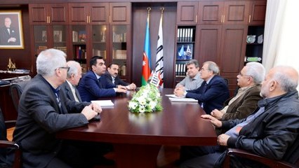 Türkiyəli qonaqlar  Bakı Ali Neft məktəbində olublar