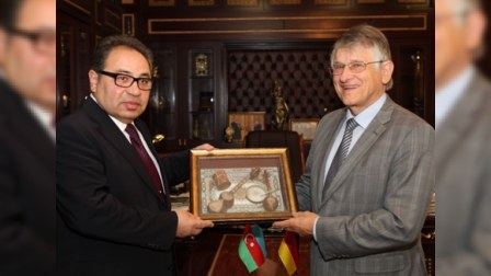 Nobel mükafatı laureatı BDU-da olub 