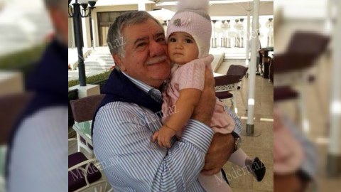 Abbas Abbasovun nəvəsi ilə şəkli yayıldı - FOTO