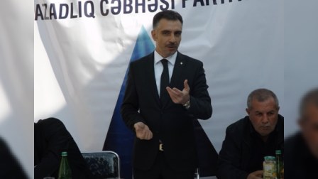 Azərbaycan Milli Azadlıq Cəbhəsi Partiyası Bərdədə təsis yığıncağı keçirib