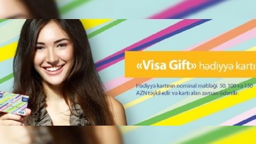 “Visa Gift”- Azərbaycanda yeni bank məhsulu