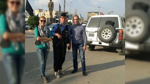 Xoşqədəm Hidayətqızı İraqda çəkilişdədir - FOTO 