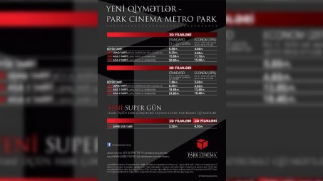 Park Cinema qiymətləri endirdi