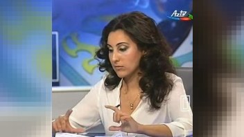 Flora Kərimovanın qızı AzTV-də - VİDEO