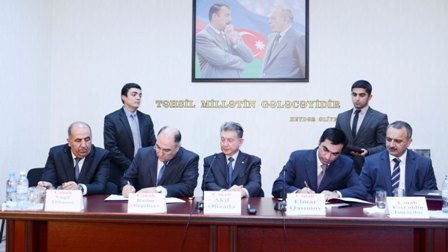AMEA-nın prezidenti Akif Əlizadə Bakı Ali Neft Məktəbində olub -FOTOLAR