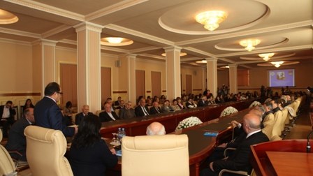 BDU-da Firudin bəy Köçərlinin anadan olmasının 150 illik yubileyi ilə bağlı elmi konfrans keçirilib-FOTOLAR