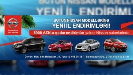 Nissan Azərbaycandan Yeni il endirimləri