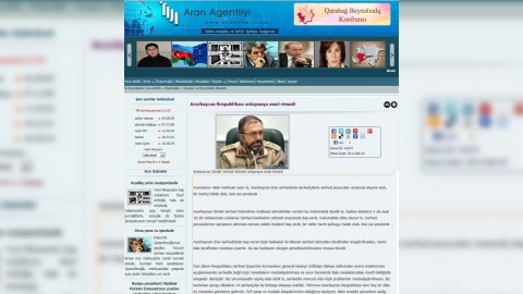 İran səfirliyi İran saytlarının bu ölkənin generalına istinadən yaydığı xəbəri təkzib etdi