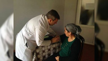 Saatlı sakinləri pulsuz müayinədən keçdi