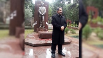 Fərəc Quliyevin Pişəvəri və Ə.Elçibəyin məzarları üstündəki çıxışları - VİDEO