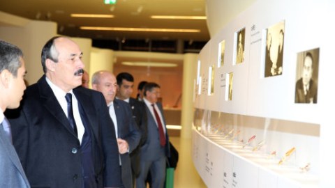 Dağıstan Prezidenti Heydər Əliyev Mərkəzində olub - FOTOLAR