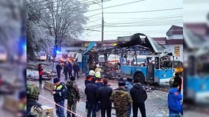 Volqoqradda yenidən partlayış: Terrorçular trolleybusu partlatdılar 