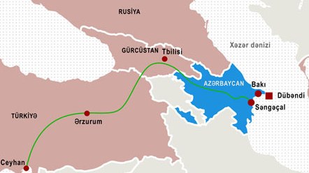Yanvarda BTC kəməri ilə 2,4 milyon ton Azərbaycan nefti nəql olunub