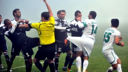”Xəzər Lənkəran” : “Nefçi” - Gərgin OYUNUN  son 10 dəqiqəsi və 4 qol