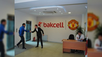 Azərbaycan milli futbol komandasının oyunçuları “Bakcell”də - FOTOLAR