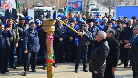 Füzulinin daha bir qəsəbəsinə mavi yanacaq verildi