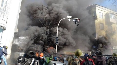 Kiyevdə 3 nəfər öldürüldü, 7 nəfərin vəziyyəti ağırdır - FOTOLAR