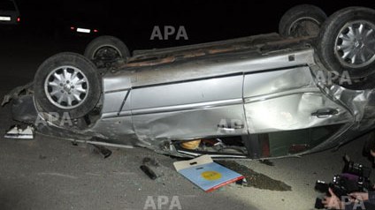  Avtomobil qəzasında polis rəisi öldü -FOTO