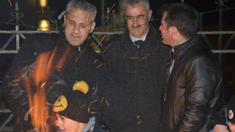 Jurnalistlərin binasında ilaxır çərşənbə - FOTOLAR