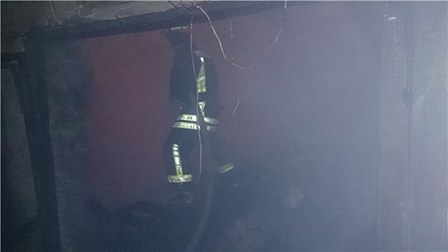  Bakıda avtomobil dayanacağında güclü yanğın baş verib -FOTOLAR+VIDEO