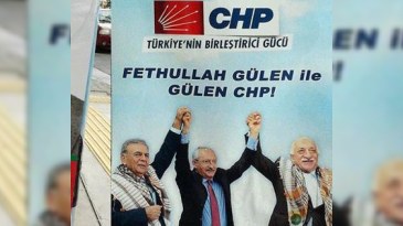 Fətullah Gülənlə fotoşəkilli plakat İzmiri silkələdi