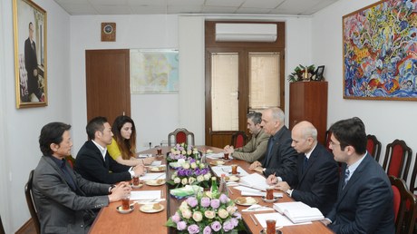 Yaponiyadan AzərTAc-a qonaq gəlib - FOTO