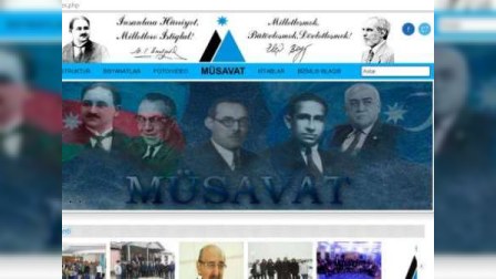 Müsavat Partiyasının saytı açıldı 