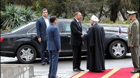 İlham Əliyevin İran səfərindən FOTOLAR