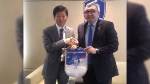 Deputat Koreya futbol federasiyasının prezidenti ilə görüşüb - FOTO