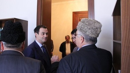 Elşad İskəndərov Şamaxı "Cümə" məscidində olub - FOTO 