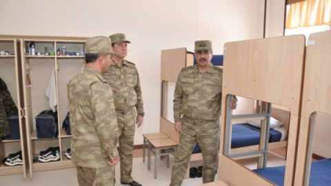 Azərbaycan Ordusunun hərbi təlimindən FOTOLAR