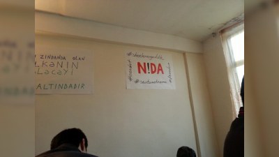 “Nida”çı gənclərin valideynləri aclıq aksiyası keçirir - FOTOLAR