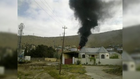 Bakıda neft çənlərində partlayış və yanğın olub