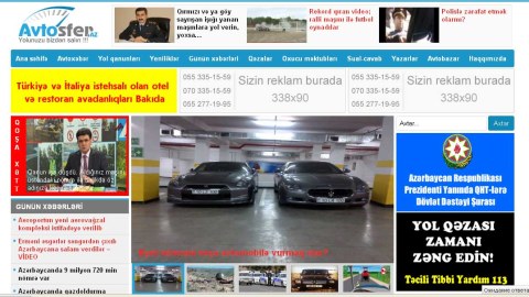 «Avtosfer.az» saytının təqdimatı keçirilib