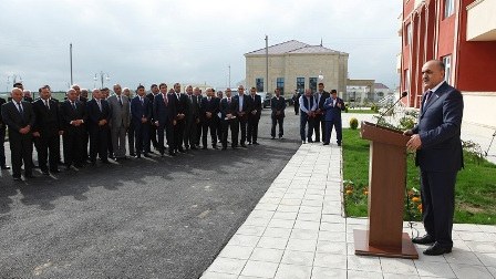Ağdamda müharibə əllilərinə ev verilib - FOTO