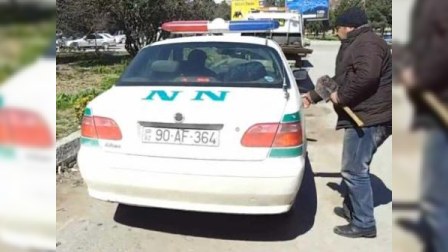 Sürücünü döyən nəqliyyat müfəttişlərinə cinayət işi açıldı 