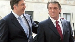  İlham Əliyev Yuşşenko ilə Saakaşvilini qəbul edib