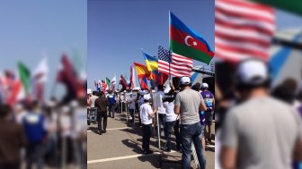 İdman Dırmanması üzrə Dünya kuboku yarışının açılış mərasimi keçirilib - FOTOLAR